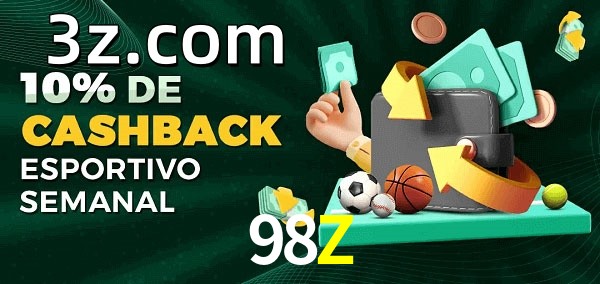 10% de bônus de cashback na 98Z