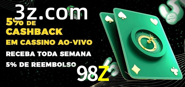 Promoções do cassino ao Vivo 98Z